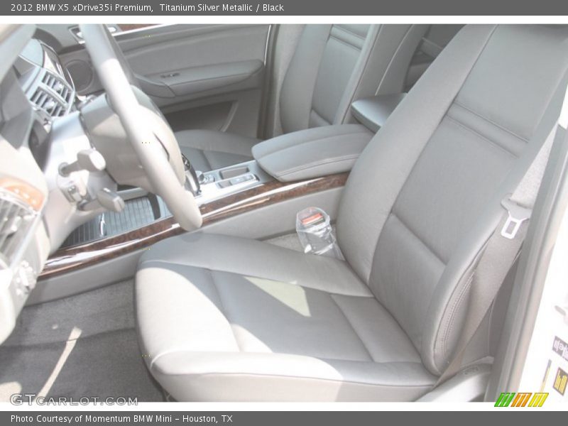 Titanium Silver Metallic / Black 2012 BMW X5 xDrive35i Premium