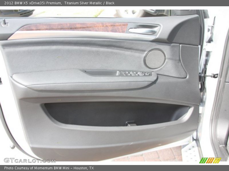 Titanium Silver Metallic / Black 2012 BMW X5 xDrive35i Premium