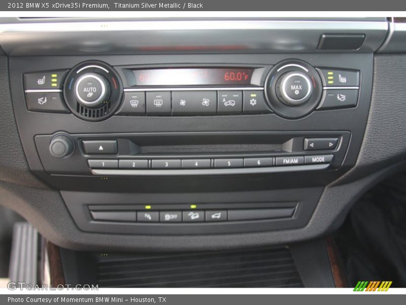 Titanium Silver Metallic / Black 2012 BMW X5 xDrive35i Premium