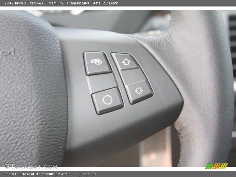 Titanium Silver Metallic / Black 2012 BMW X5 xDrive35i Premium