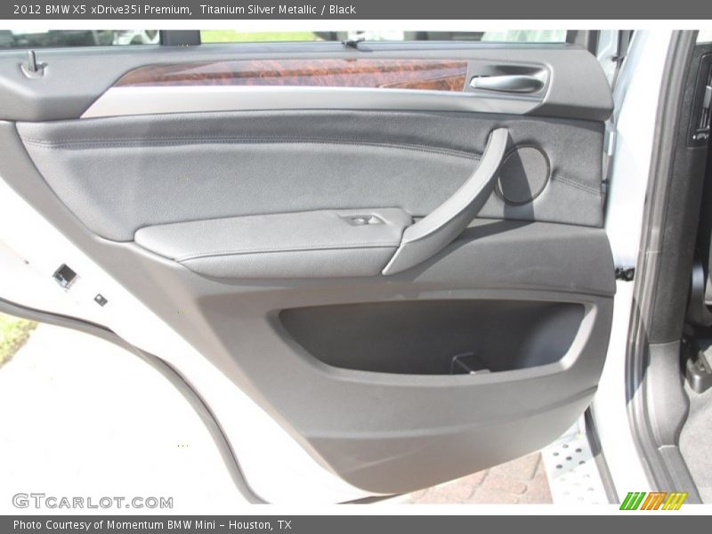 Titanium Silver Metallic / Black 2012 BMW X5 xDrive35i Premium