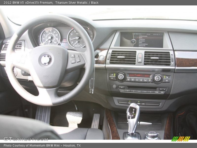 Titanium Silver Metallic / Black 2012 BMW X5 xDrive35i Premium