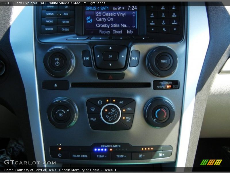 Controls of 2012 Explorer FWD