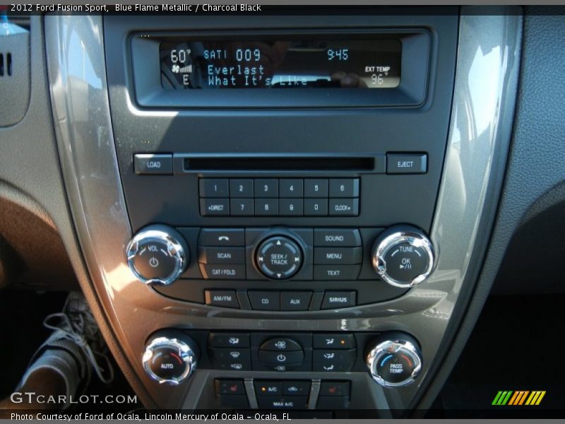 Controls of 2012 Fusion Sport