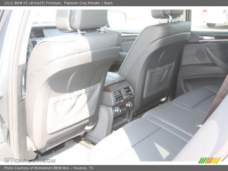 Platinum Gray Metallic / Black 2012 BMW X5 xDrive35i Premium