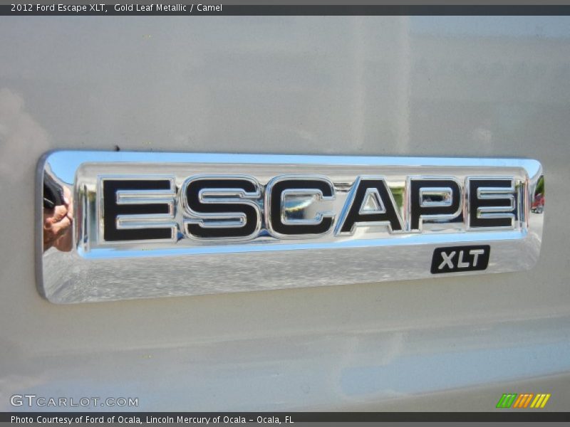 Gold Leaf Metallic / Camel 2012 Ford Escape XLT