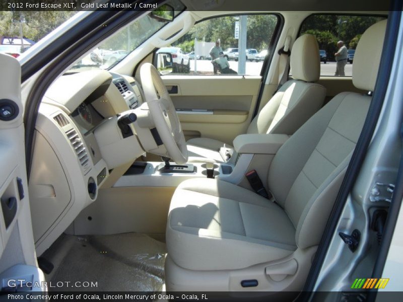Gold Leaf Metallic / Camel 2012 Ford Escape XLT