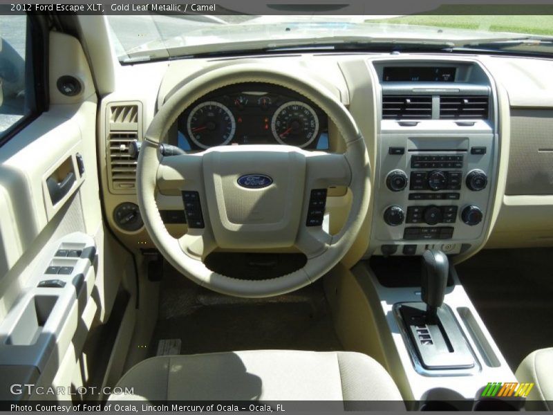 Gold Leaf Metallic / Camel 2012 Ford Escape XLT