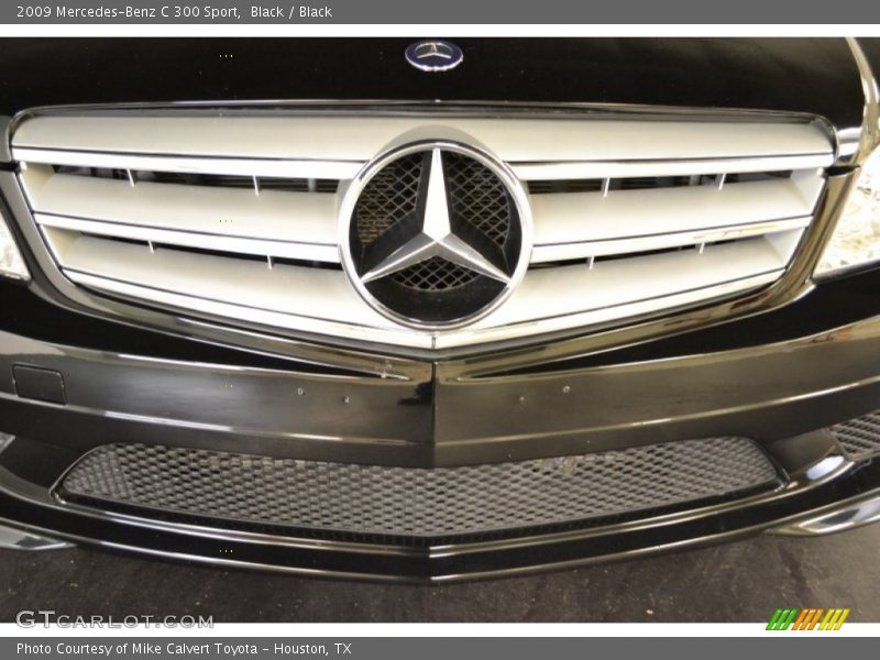Black / Black 2009 Mercedes-Benz C 300 Sport