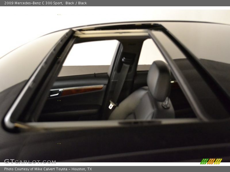 Black / Black 2009 Mercedes-Benz C 300 Sport