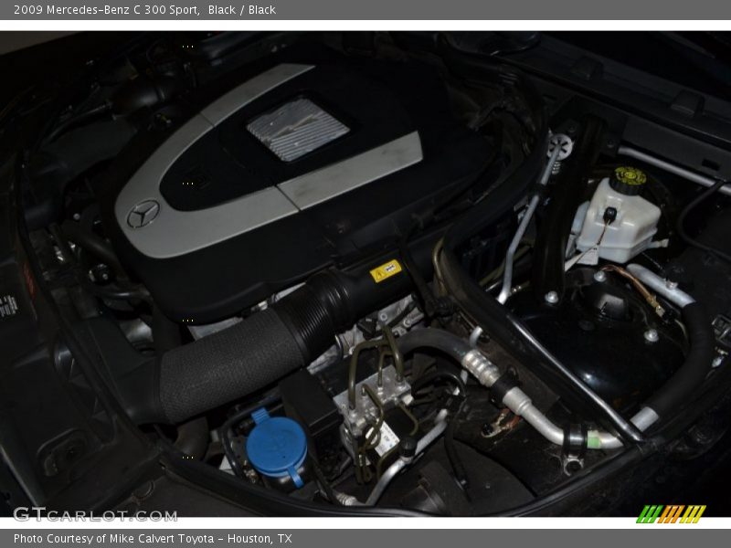 Black / Black 2009 Mercedes-Benz C 300 Sport
