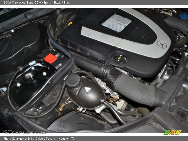 Black / Black 2009 Mercedes-Benz C 300 Sport