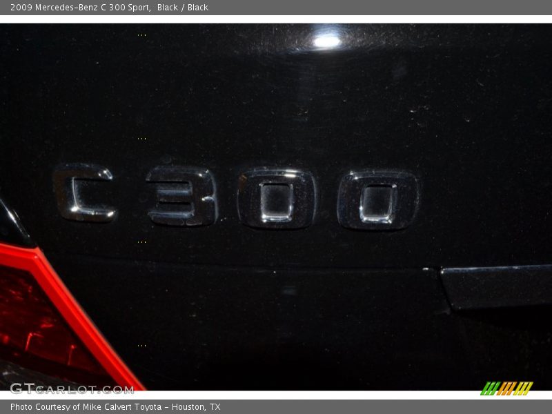 Black / Black 2009 Mercedes-Benz C 300 Sport
