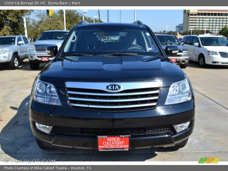 Ebony Black / Black 2009 Kia Borrego EX V6