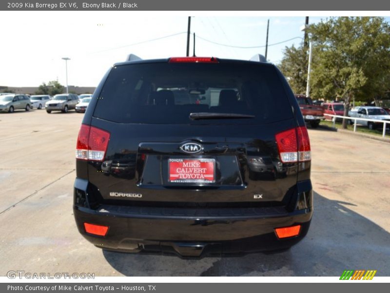Ebony Black / Black 2009 Kia Borrego EX V6