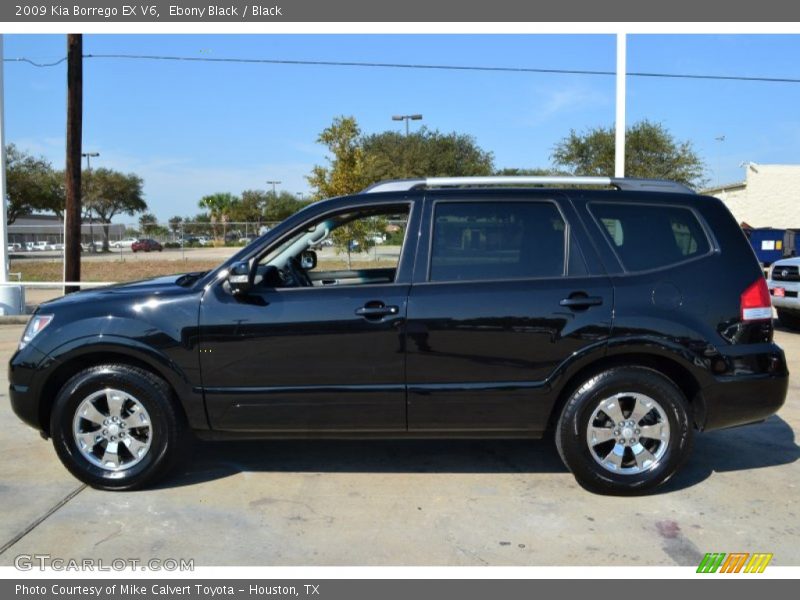 Ebony Black / Black 2009 Kia Borrego EX V6