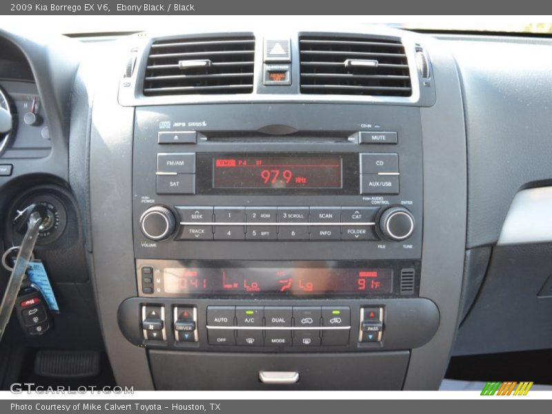 Ebony Black / Black 2009 Kia Borrego EX V6