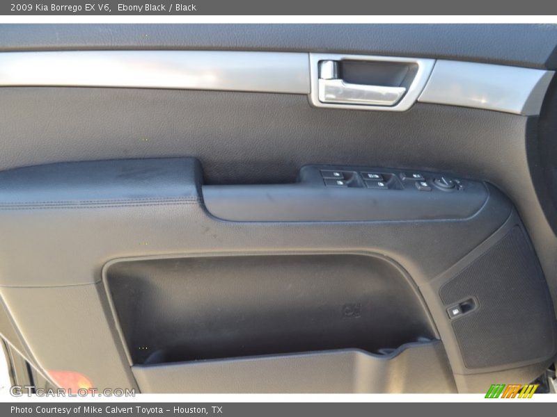 Ebony Black / Black 2009 Kia Borrego EX V6