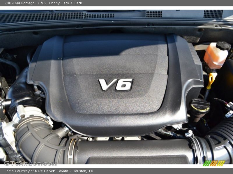 Ebony Black / Black 2009 Kia Borrego EX V6