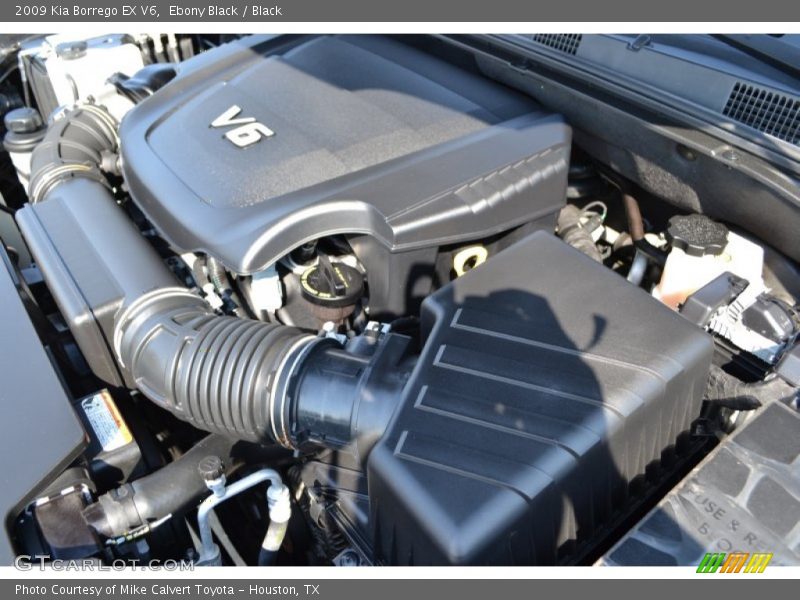 Ebony Black / Black 2009 Kia Borrego EX V6