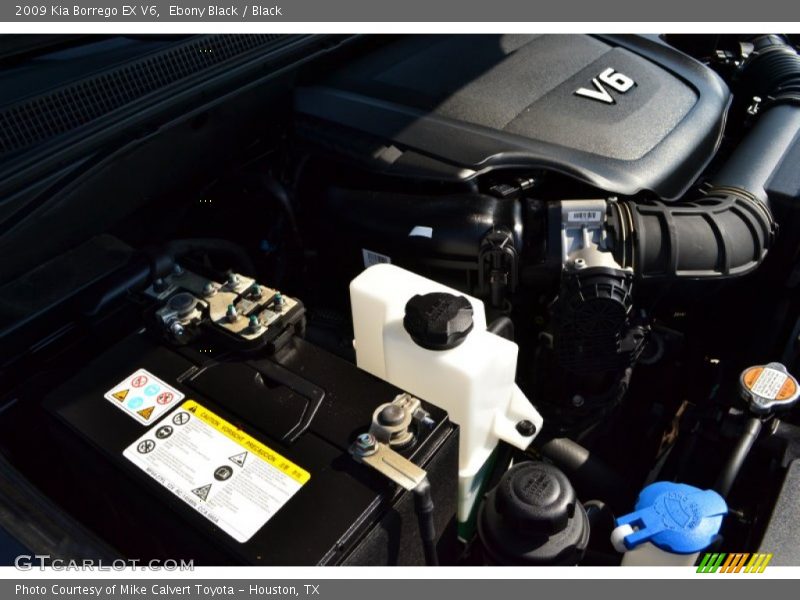 Ebony Black / Black 2009 Kia Borrego EX V6