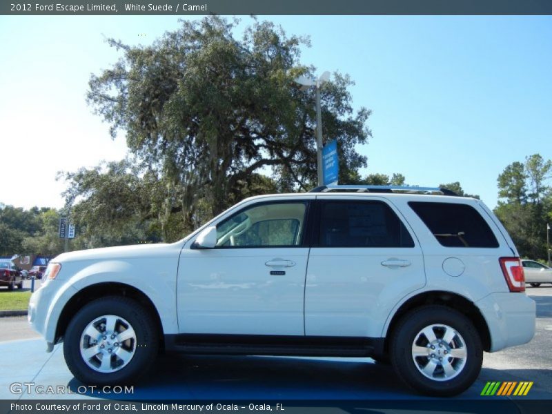 White Suede / Camel 2012 Ford Escape Limited