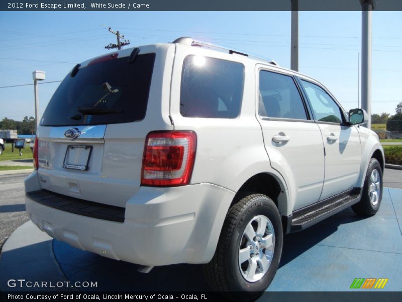 White Suede / Camel 2012 Ford Escape Limited
