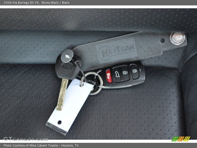 Ebony Black / Black 2009 Kia Borrego EX V6
