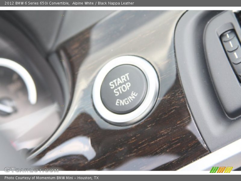 Alpine White / Black Nappa Leather 2012 BMW 6 Series 650i Convertible