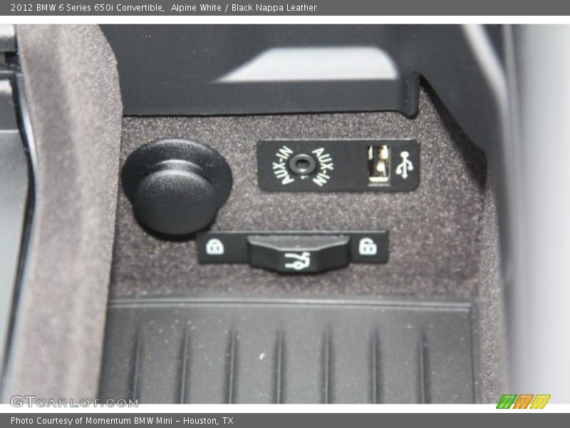 Alpine White / Black Nappa Leather 2012 BMW 6 Series 650i Convertible