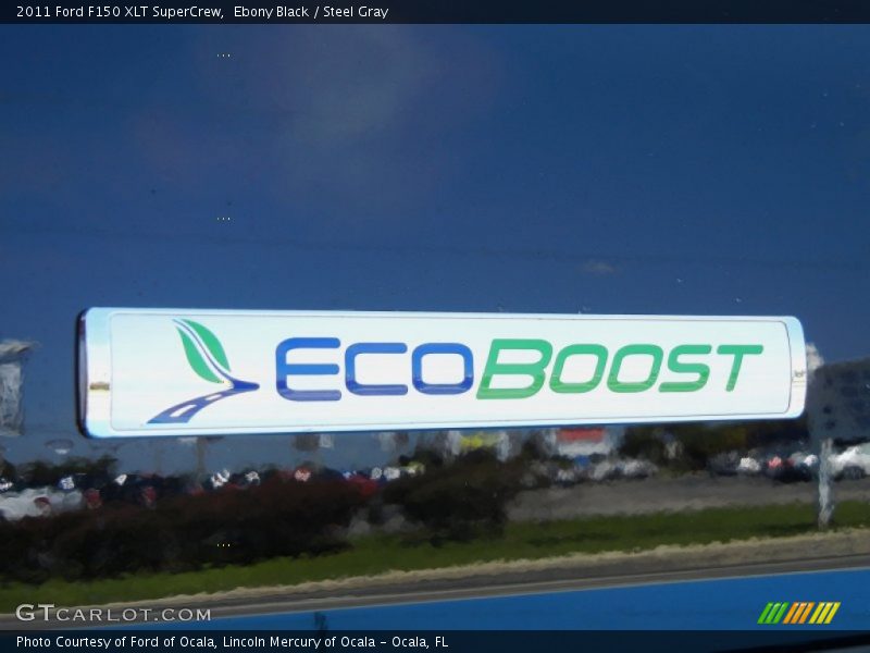 Ebony Black / Steel Gray 2011 Ford F150 XLT SuperCrew