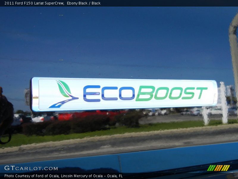 Ebony Black / Black 2011 Ford F150 Lariat SuperCrew