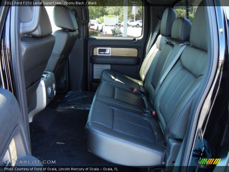 Ebony Black / Black 2011 Ford F150 Lariat SuperCrew