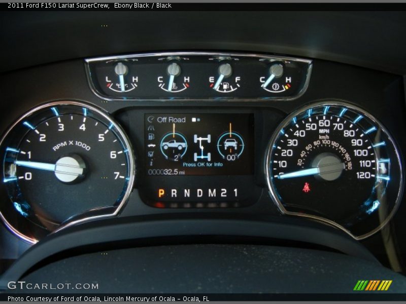 Ebony Black / Black 2011 Ford F150 Lariat SuperCrew