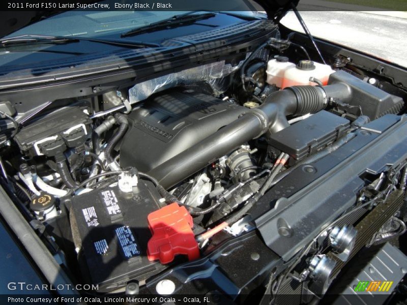 Ebony Black / Black 2011 Ford F150 Lariat SuperCrew
