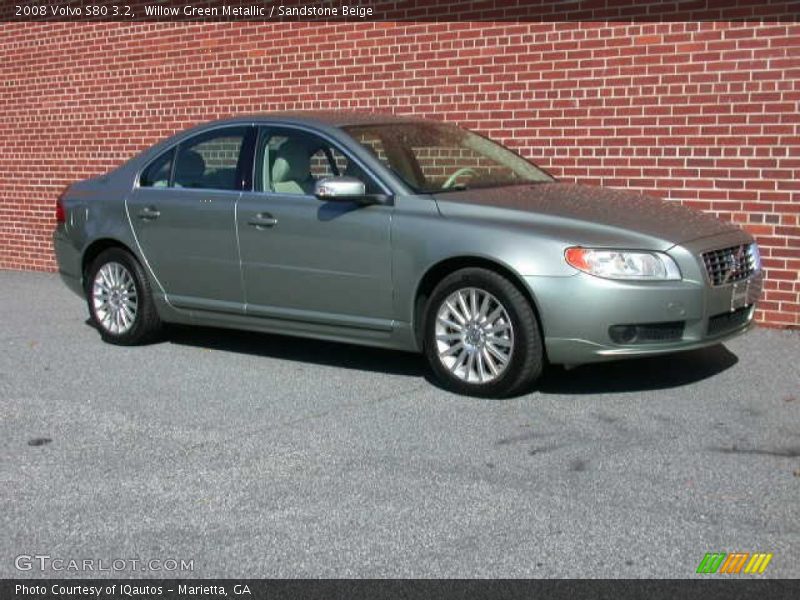 Willow Green Metallic / Sandstone Beige 2008 Volvo S80 3.2