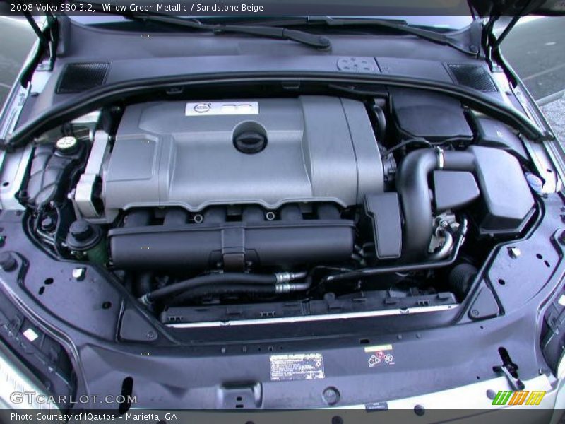 Willow Green Metallic / Sandstone Beige 2008 Volvo S80 3.2