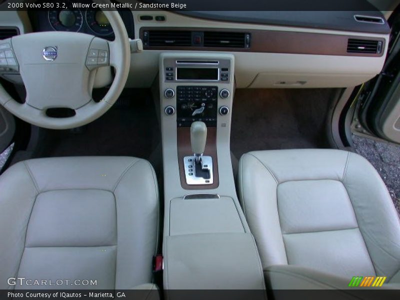 Willow Green Metallic / Sandstone Beige 2008 Volvo S80 3.2