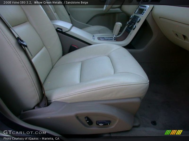 Willow Green Metallic / Sandstone Beige 2008 Volvo S80 3.2