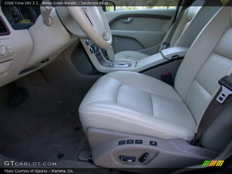 Willow Green Metallic / Sandstone Beige 2008 Volvo S80 3.2