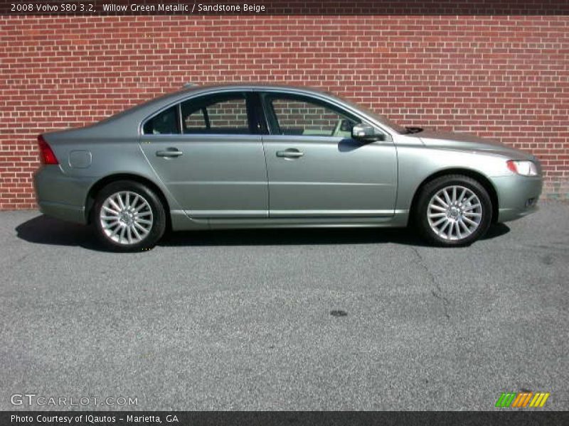 Willow Green Metallic / Sandstone Beige 2008 Volvo S80 3.2