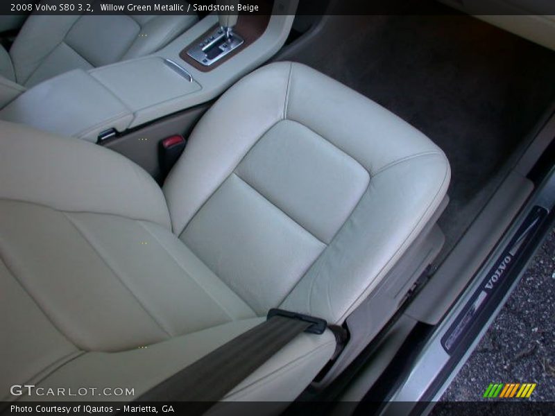 Willow Green Metallic / Sandstone Beige 2008 Volvo S80 3.2