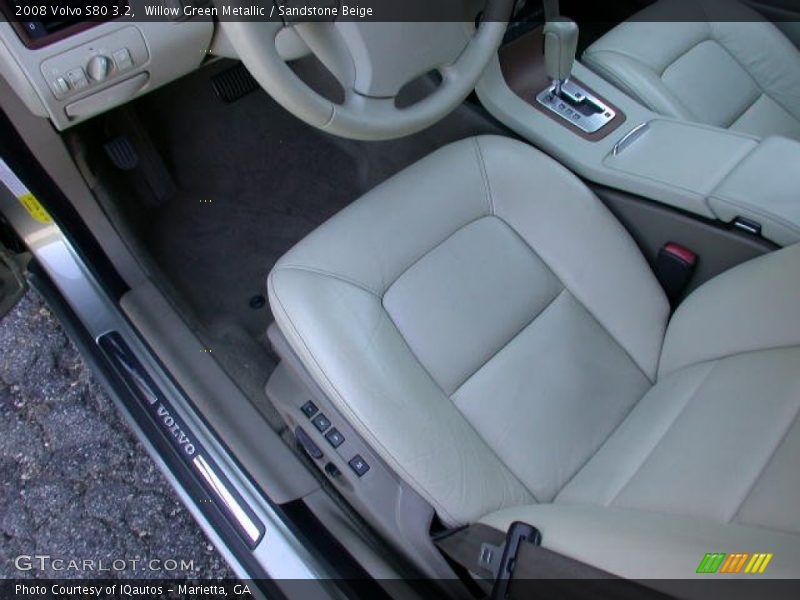 Willow Green Metallic / Sandstone Beige 2008 Volvo S80 3.2