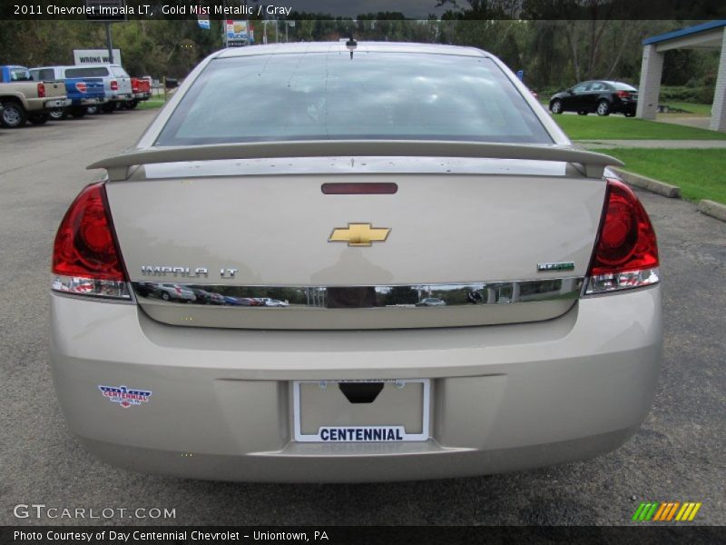 Gold Mist Metallic / Gray 2011 Chevrolet Impala LT