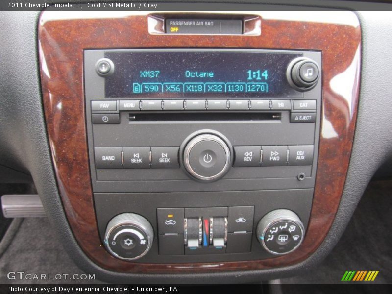Gold Mist Metallic / Gray 2011 Chevrolet Impala LT