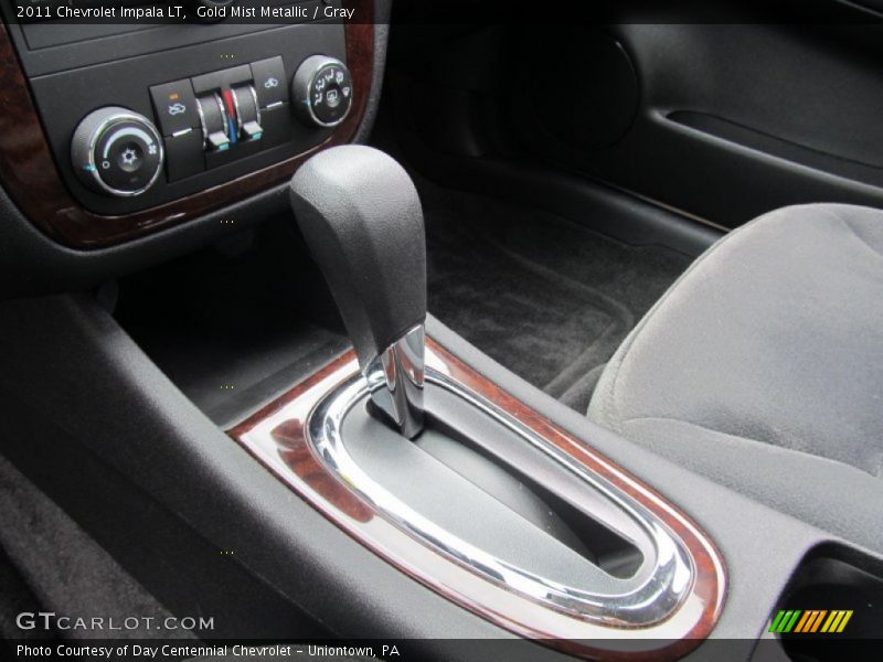 Gold Mist Metallic / Gray 2011 Chevrolet Impala LT