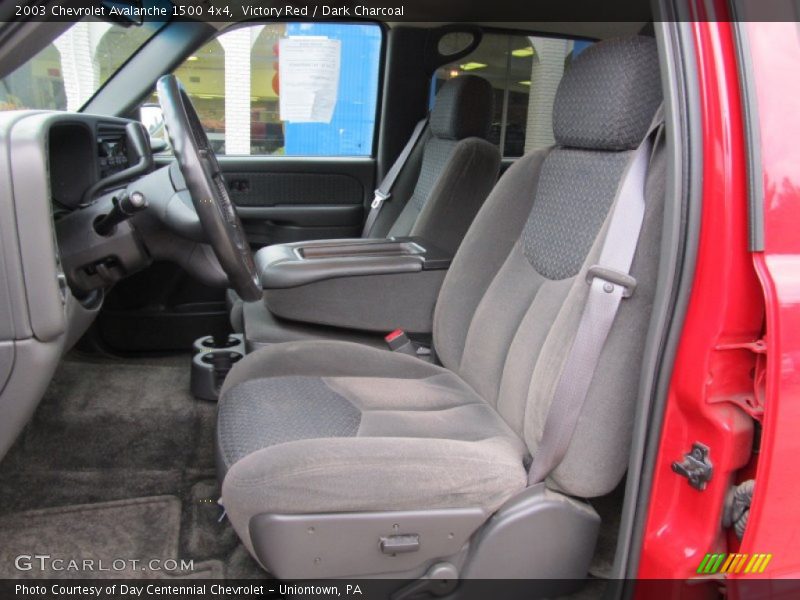 Victory Red / Dark Charcoal 2003 Chevrolet Avalanche 1500 4x4