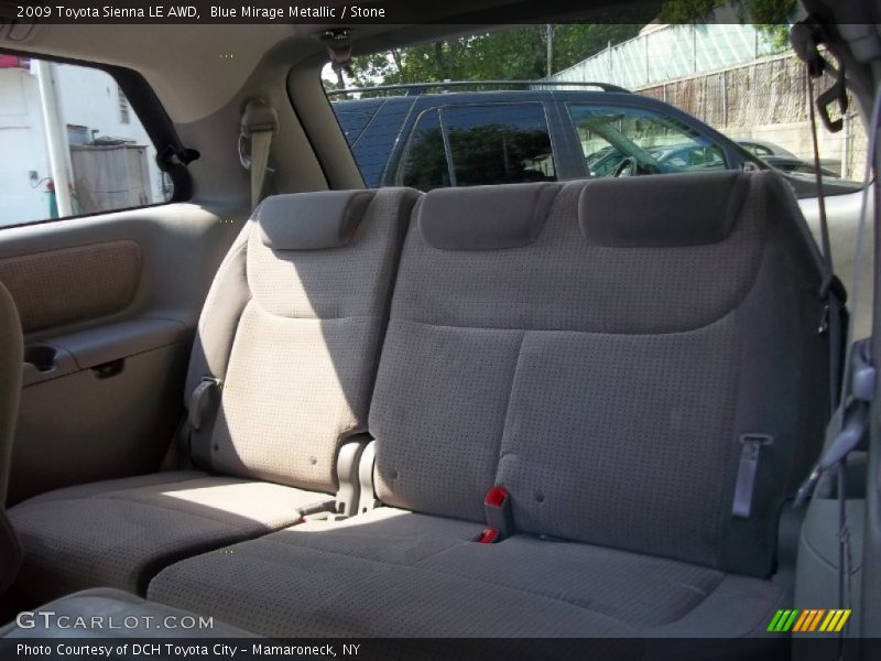 Blue Mirage Metallic / Stone 2009 Toyota Sienna LE AWD