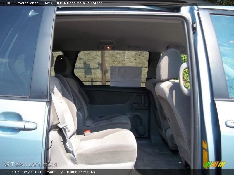 Blue Mirage Metallic / Stone 2009 Toyota Sienna LE AWD