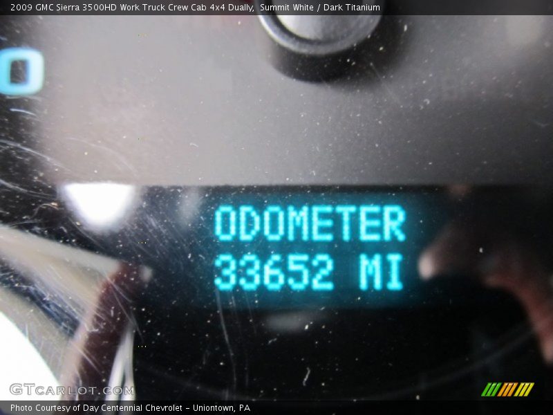 Summit White / Dark Titanium 2009 GMC Sierra 3500HD Work Truck Crew Cab 4x4 Dually